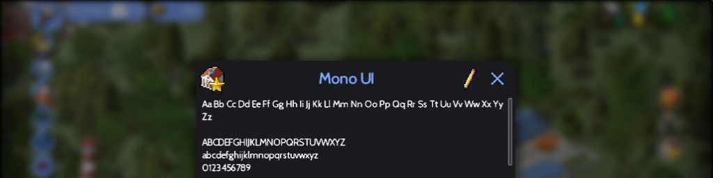 Mono UI